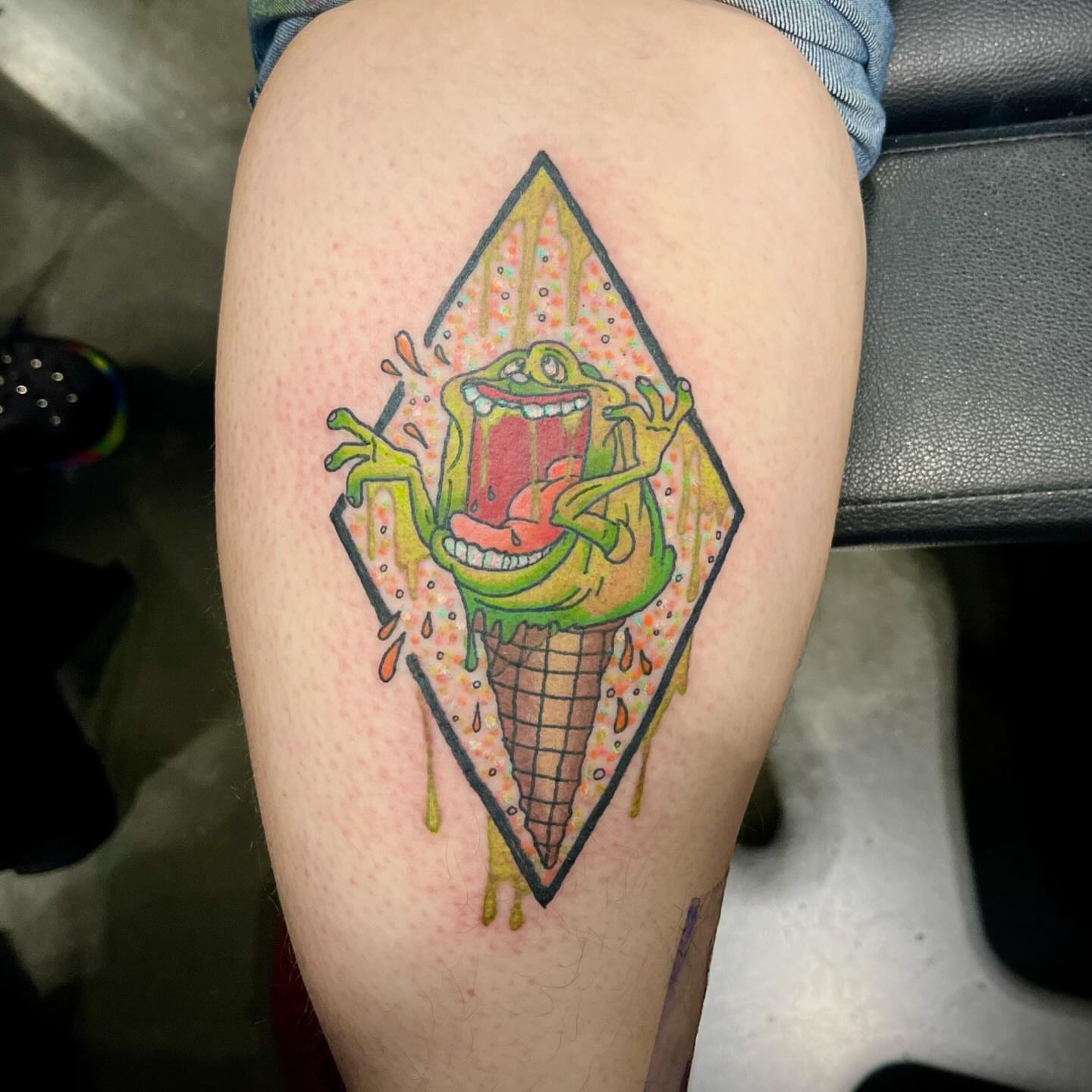 Tattoo by @shadowofjeff — dotwork, geometric