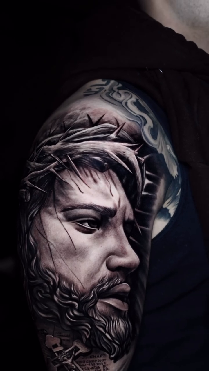 Tattoo by @steven1nk — realism, black_and_grey
