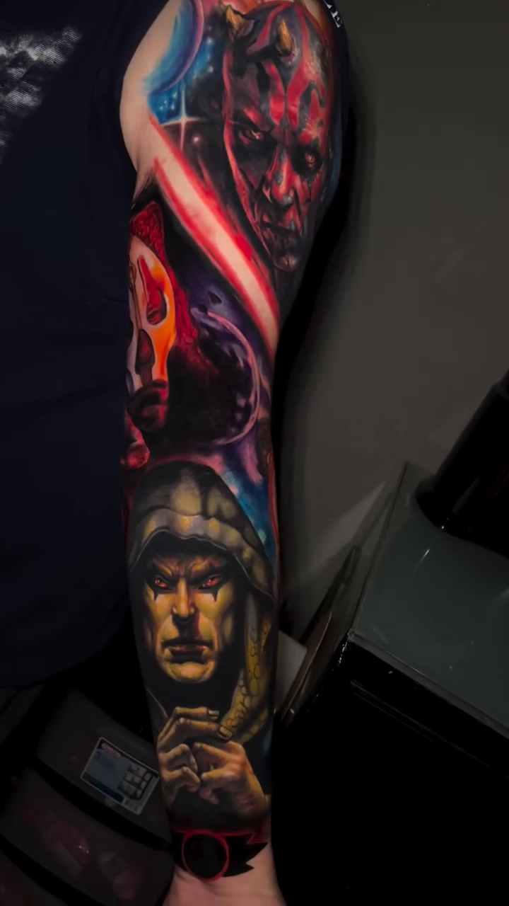 Tattoo by @raul_ugarte — realism, trash_polka