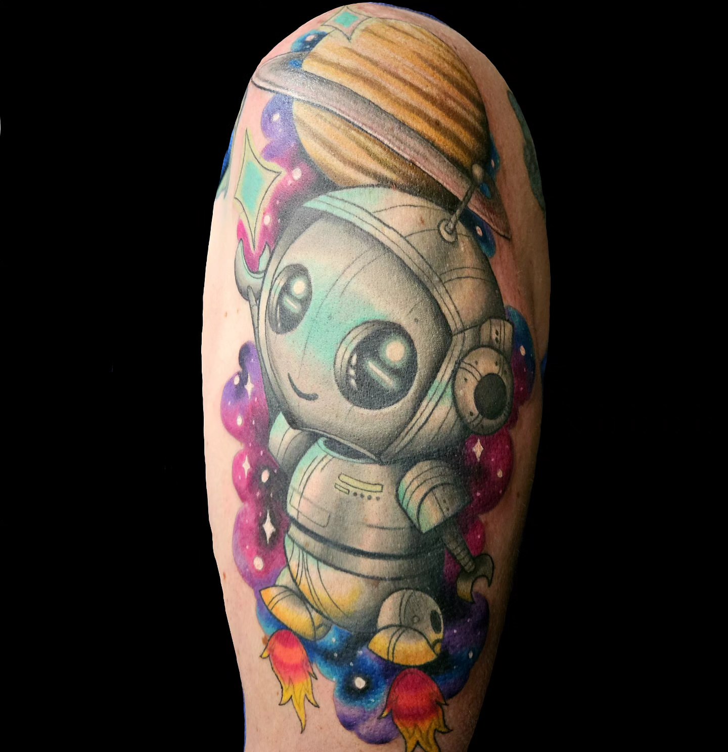 Tattoo by @ginnytattoo — new_school, illustrative
