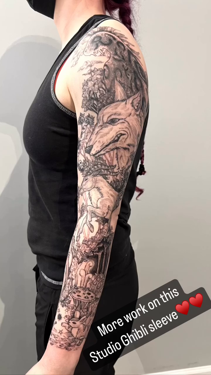 Tattoo by @judeletronik_tattoo — illustrative, black_and_grey