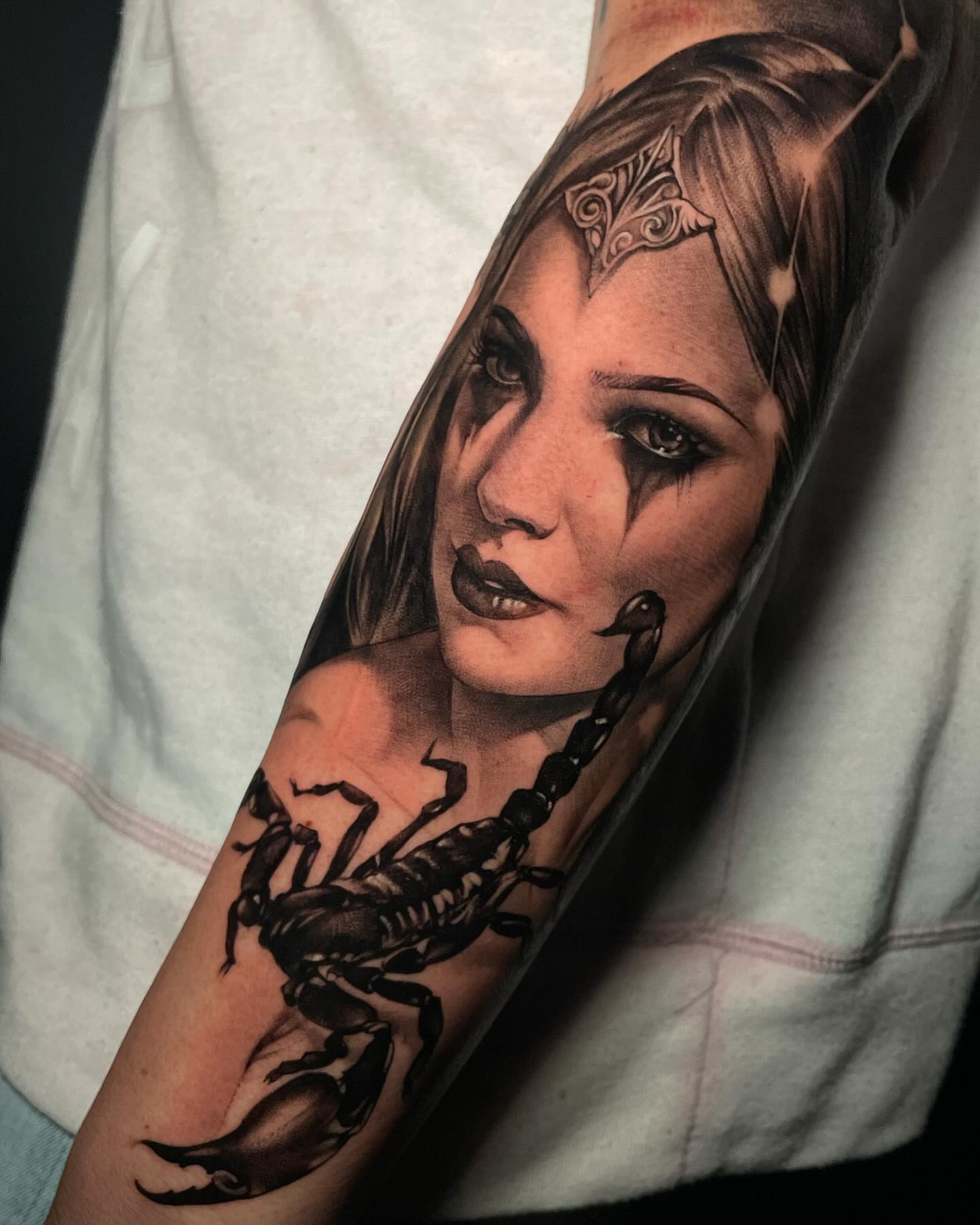 Tattoo by @senatattoos — realism, dark_realism