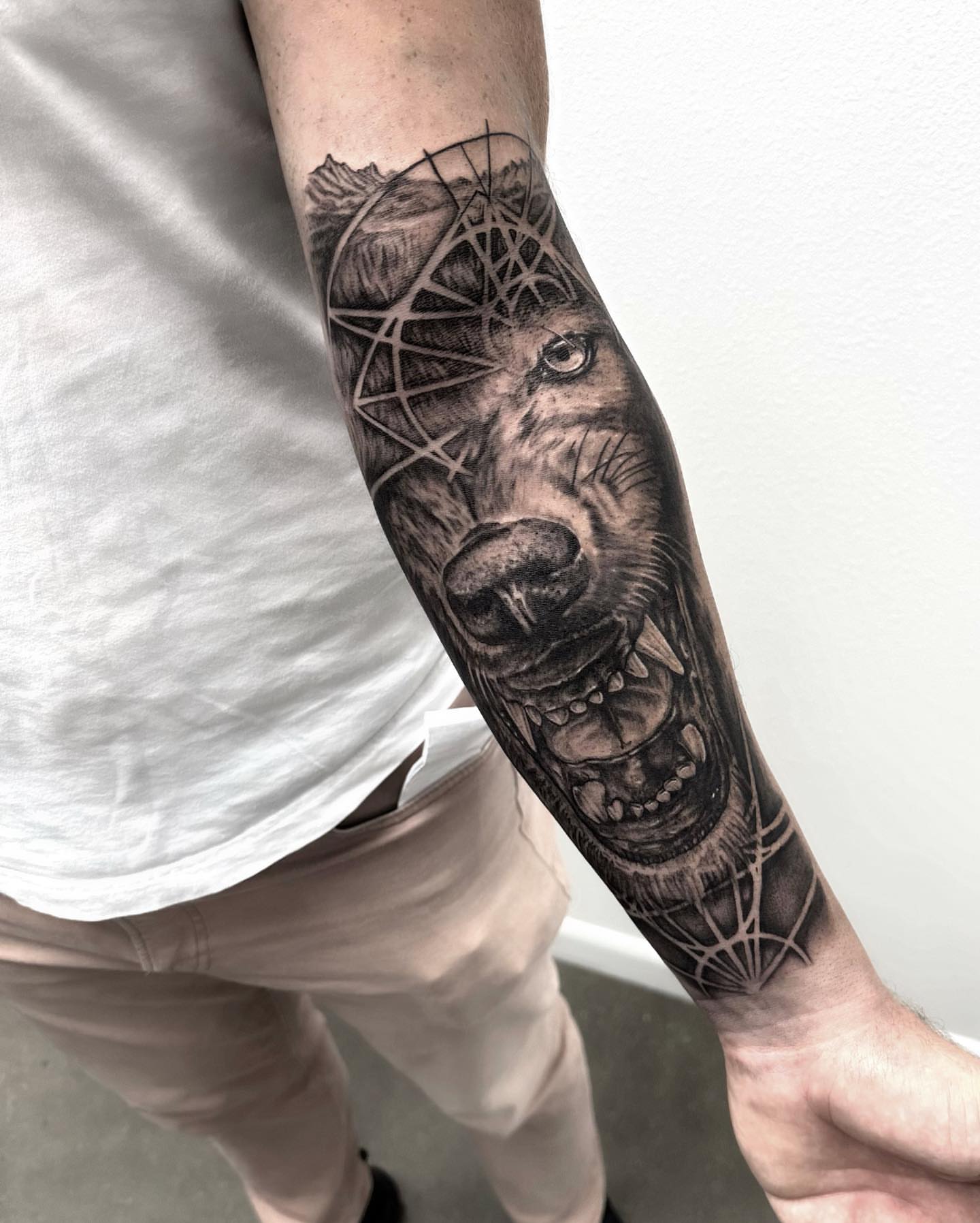 Tattoo by @enjoylifetattoos — black_and_grey, realism