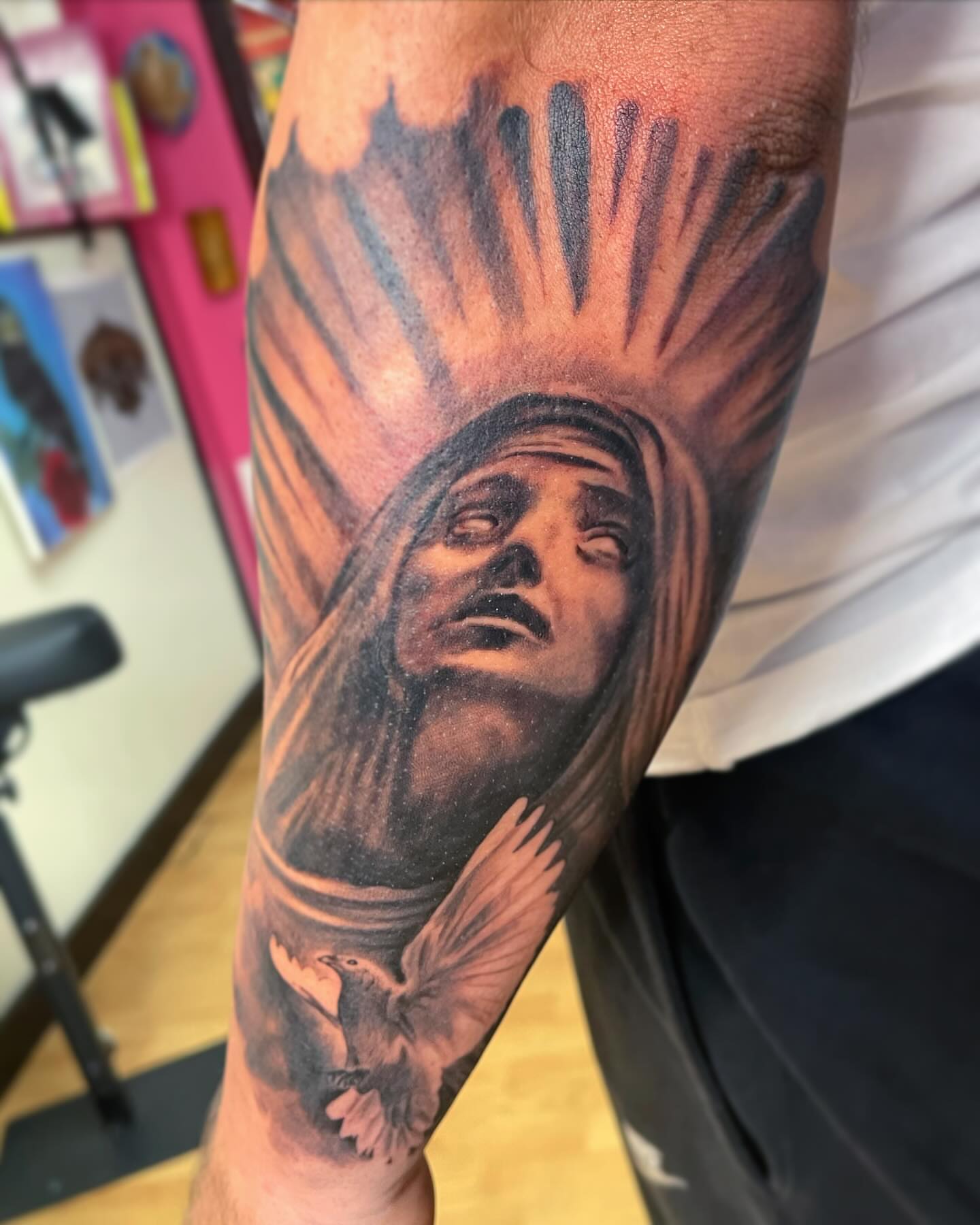 Tattoo by @yayo_rtn — realism, black_and_grey