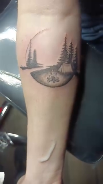 Tattoo by @creepybeazily — black_and_grey, realism
