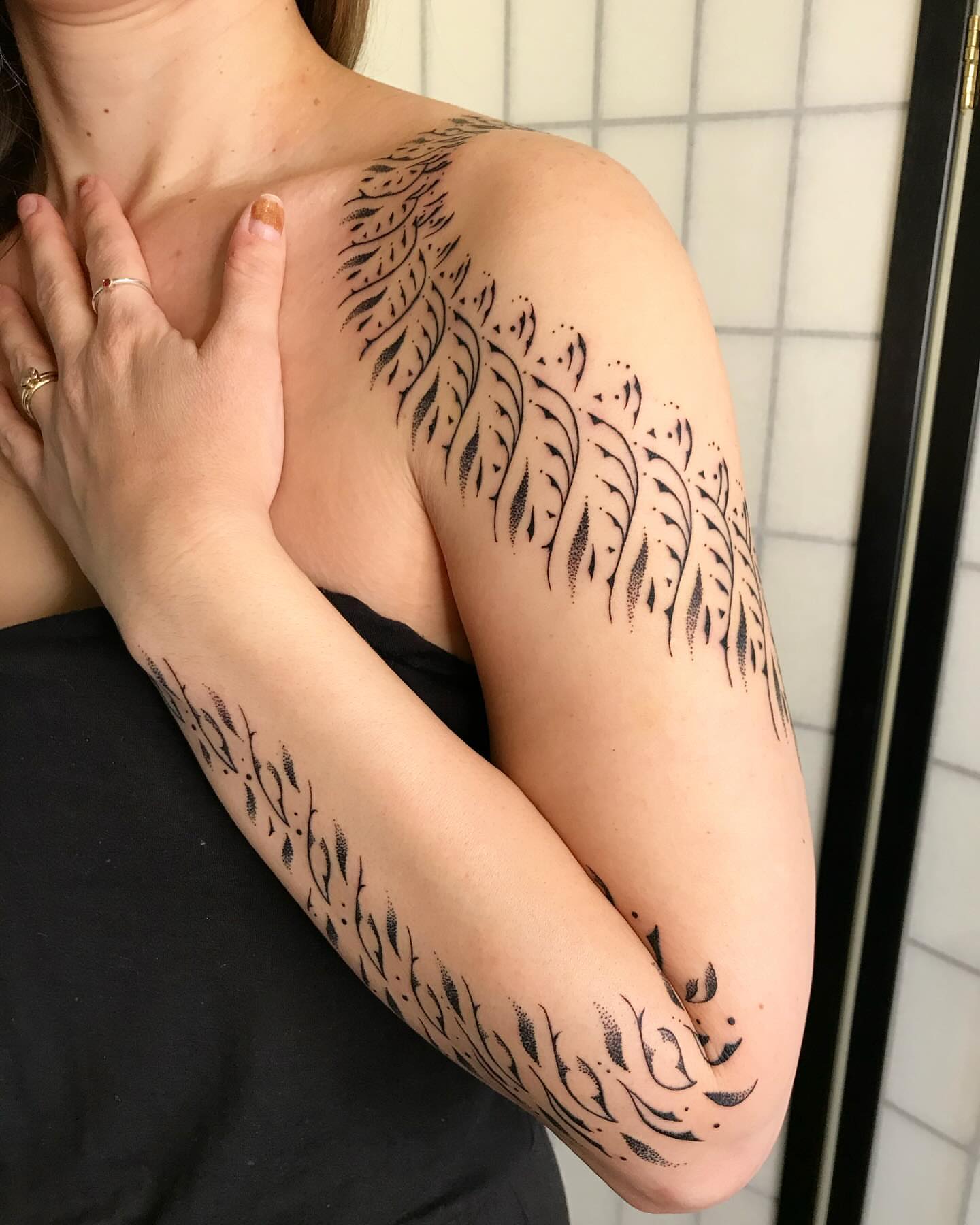 Tattoo by @lucidinceptions — dotwork