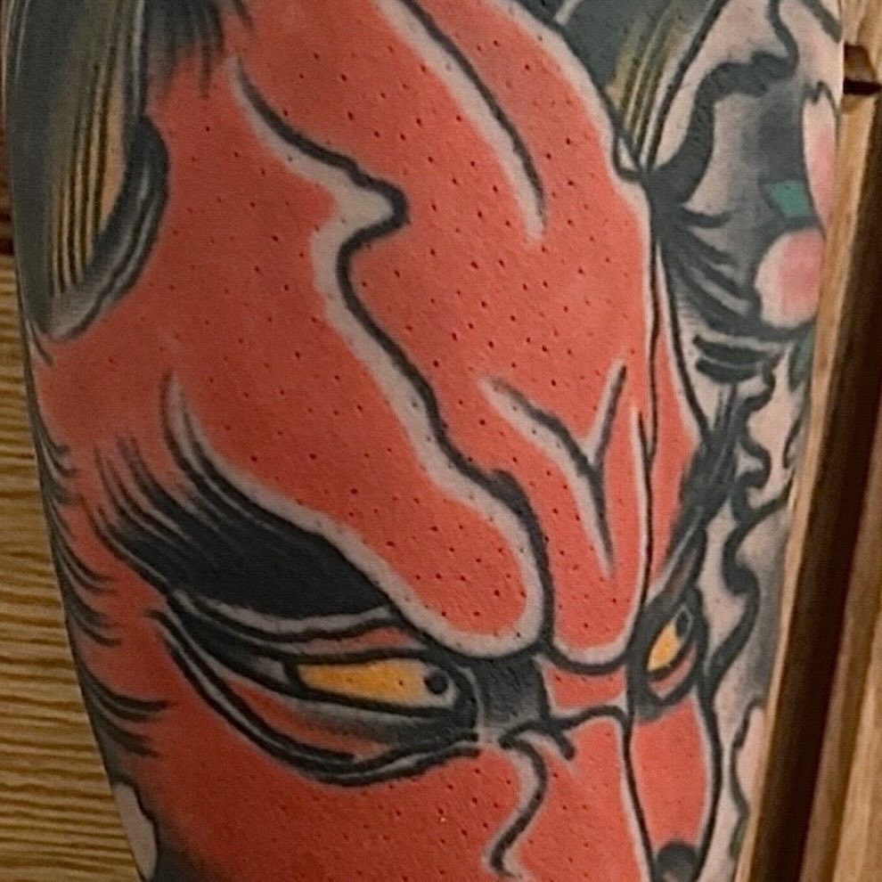 Fox dotwork tattoo on the forearm by 💀good To the Grave💀