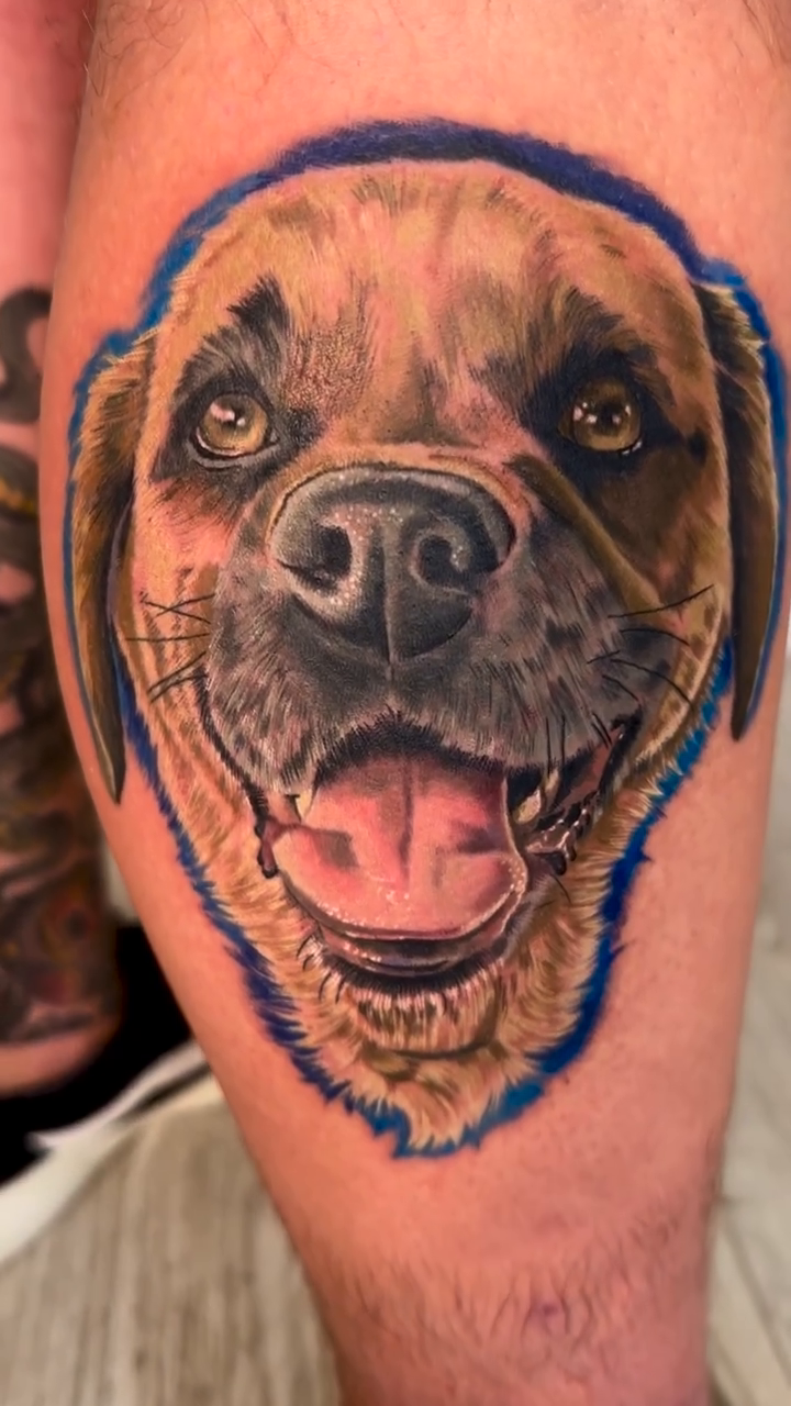 Tattoo by @weaver214 — realism, black_and_grey