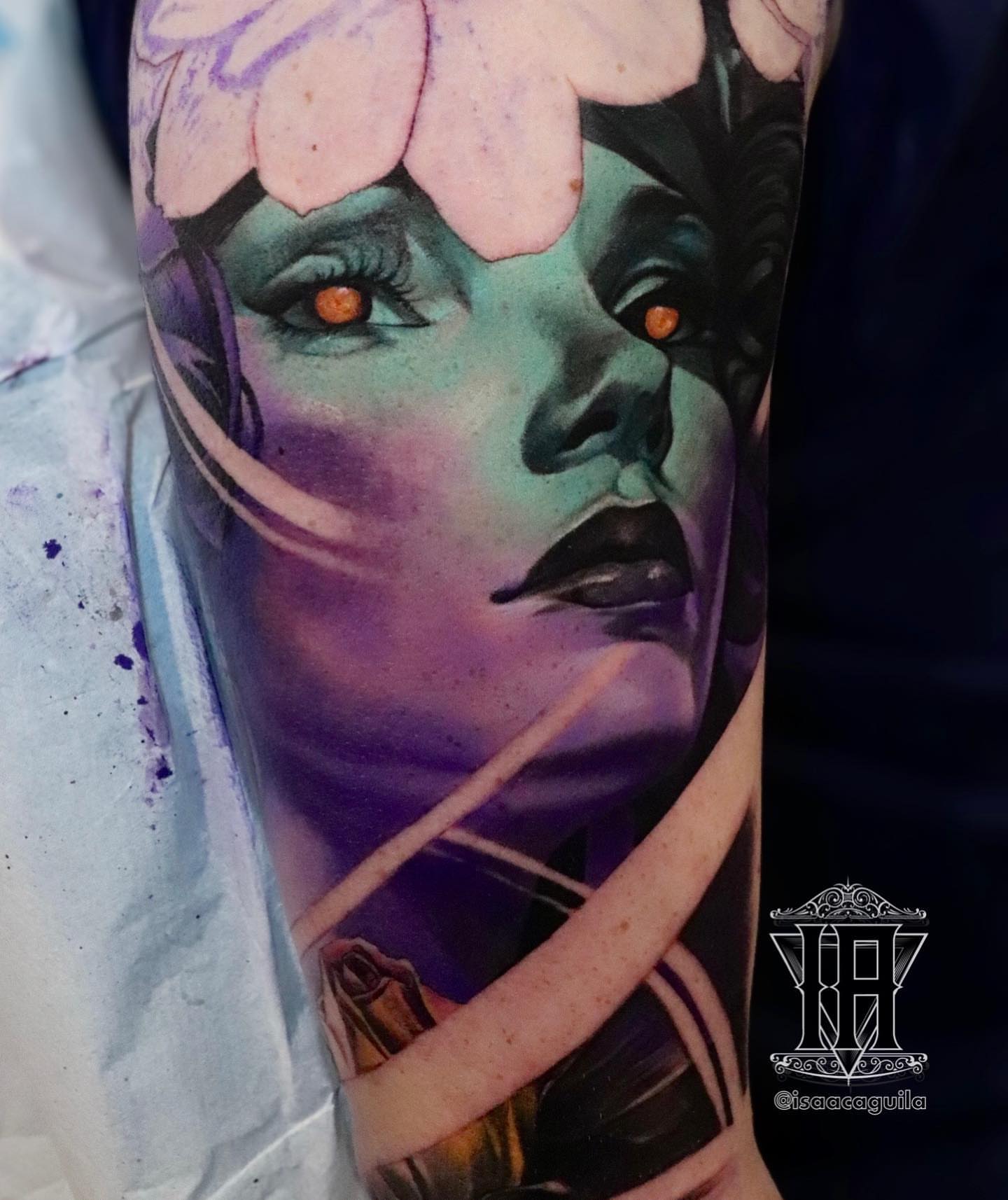 Tattoo by @isaacaguila โ realism, dark_realism