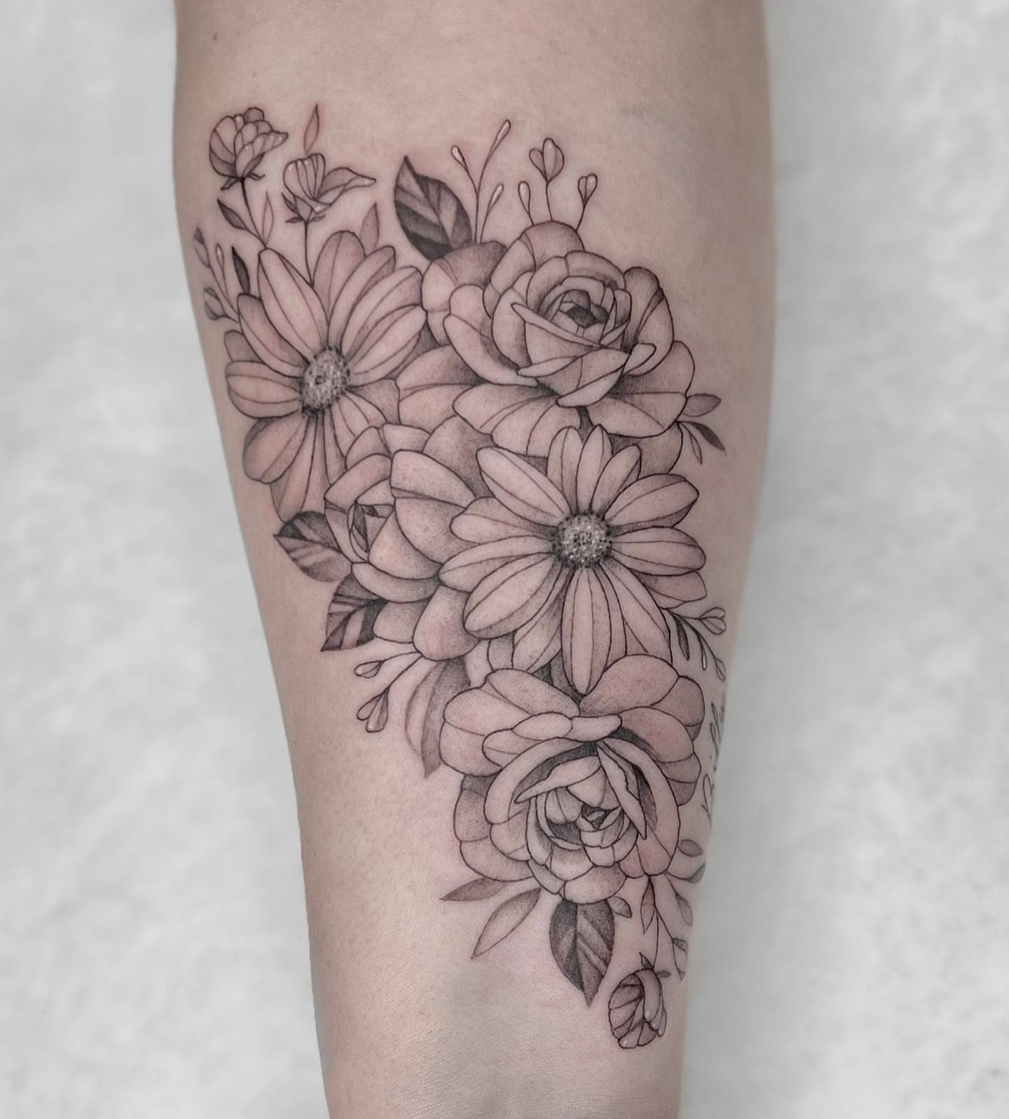 Tattoo by @jaxntheboxtattoos — black_and_grey