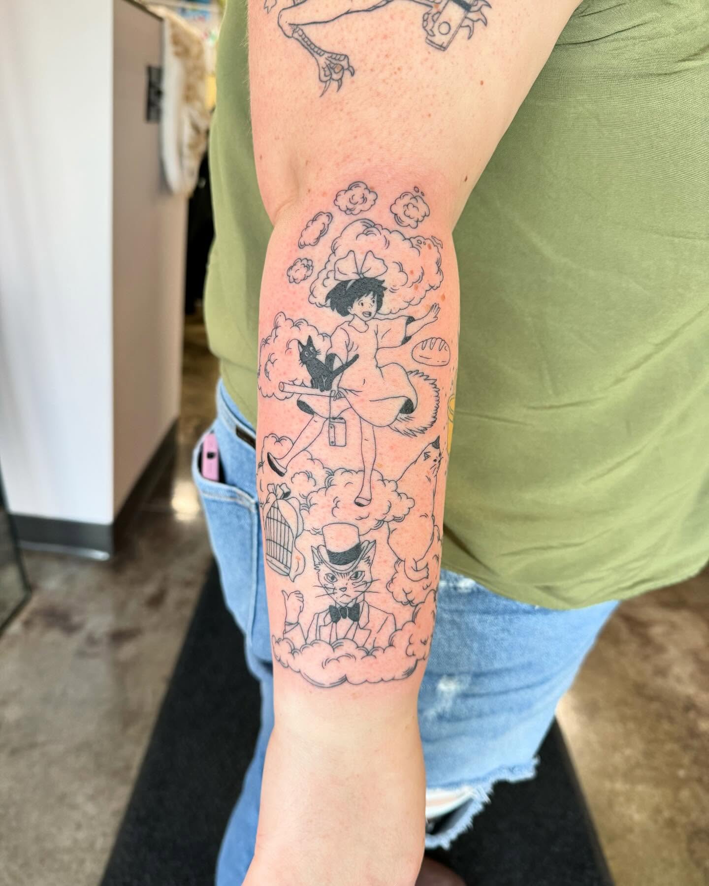 Tattoo by @jesloretattoo — illustrative, anime