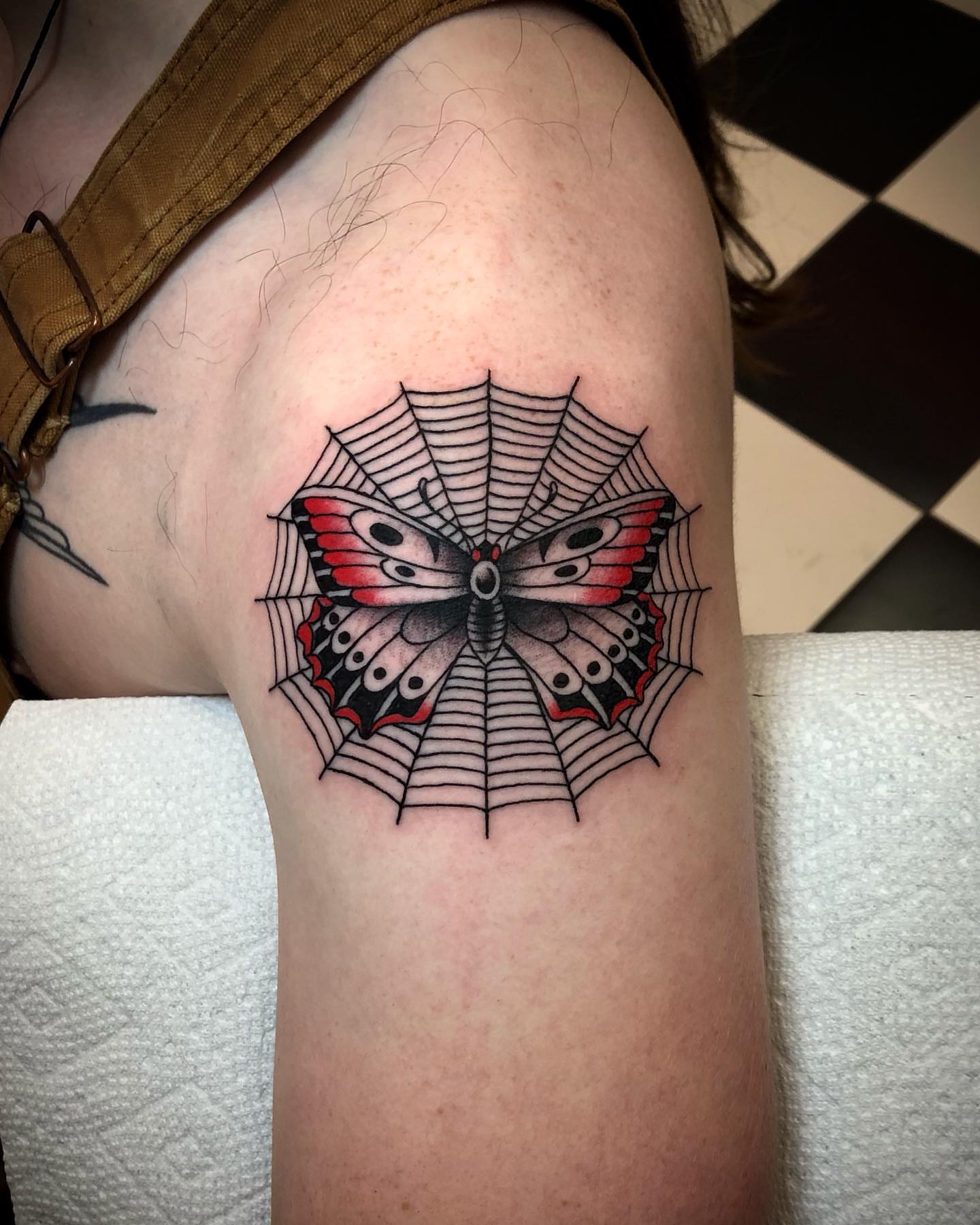 Tattoo by @paultrimbletattoo — geometric, dotwork