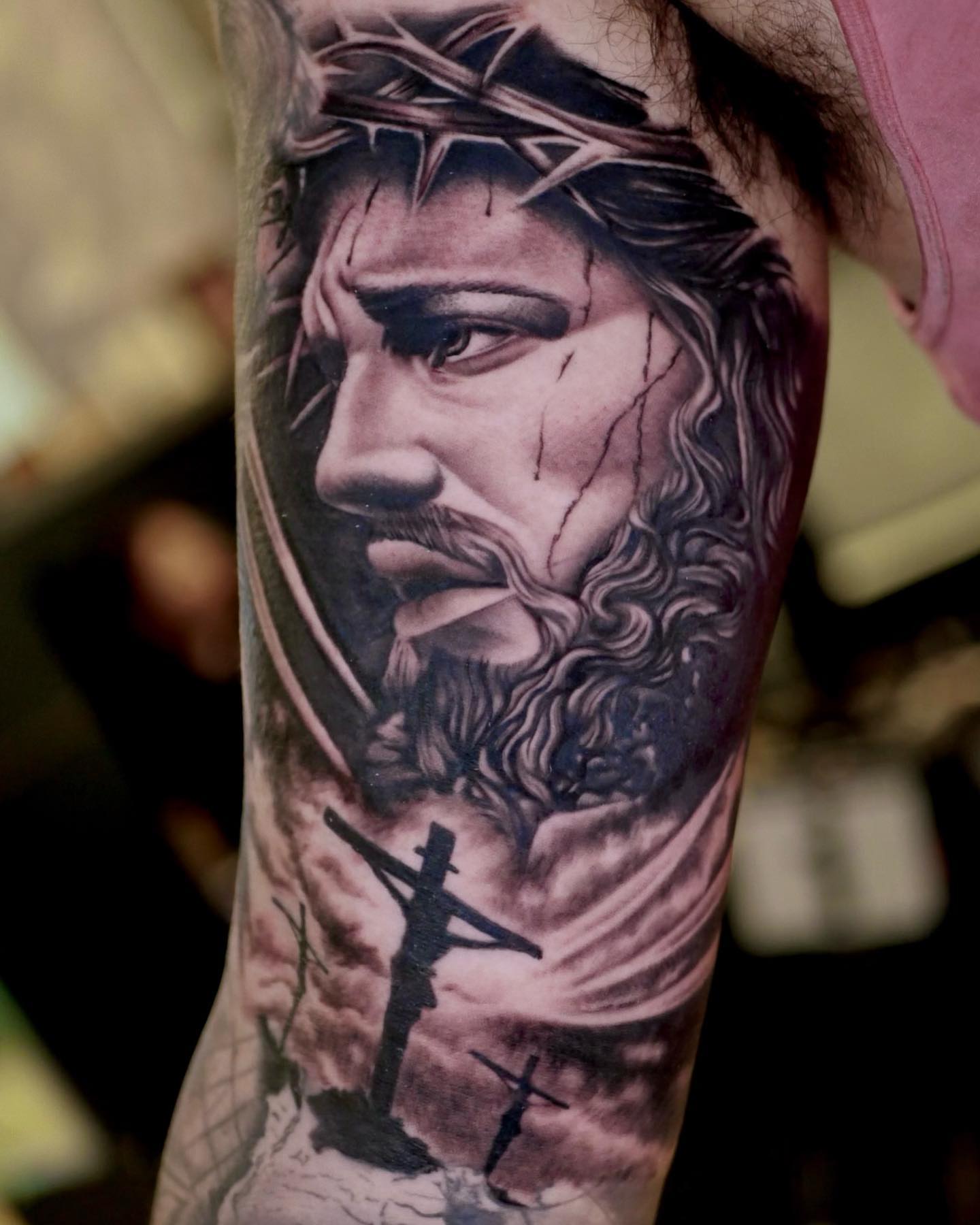 Tattoo by @inkedannarchy — realism, dark_realism