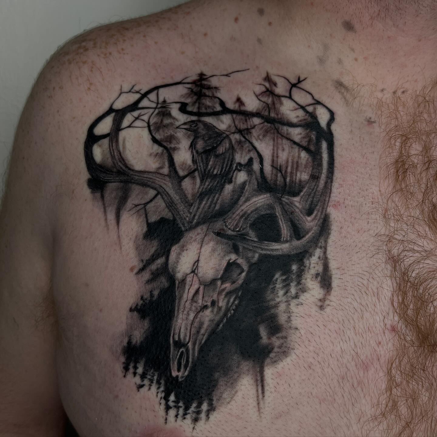 Tattoo by @inkedbycahela — black_and_grey, realism