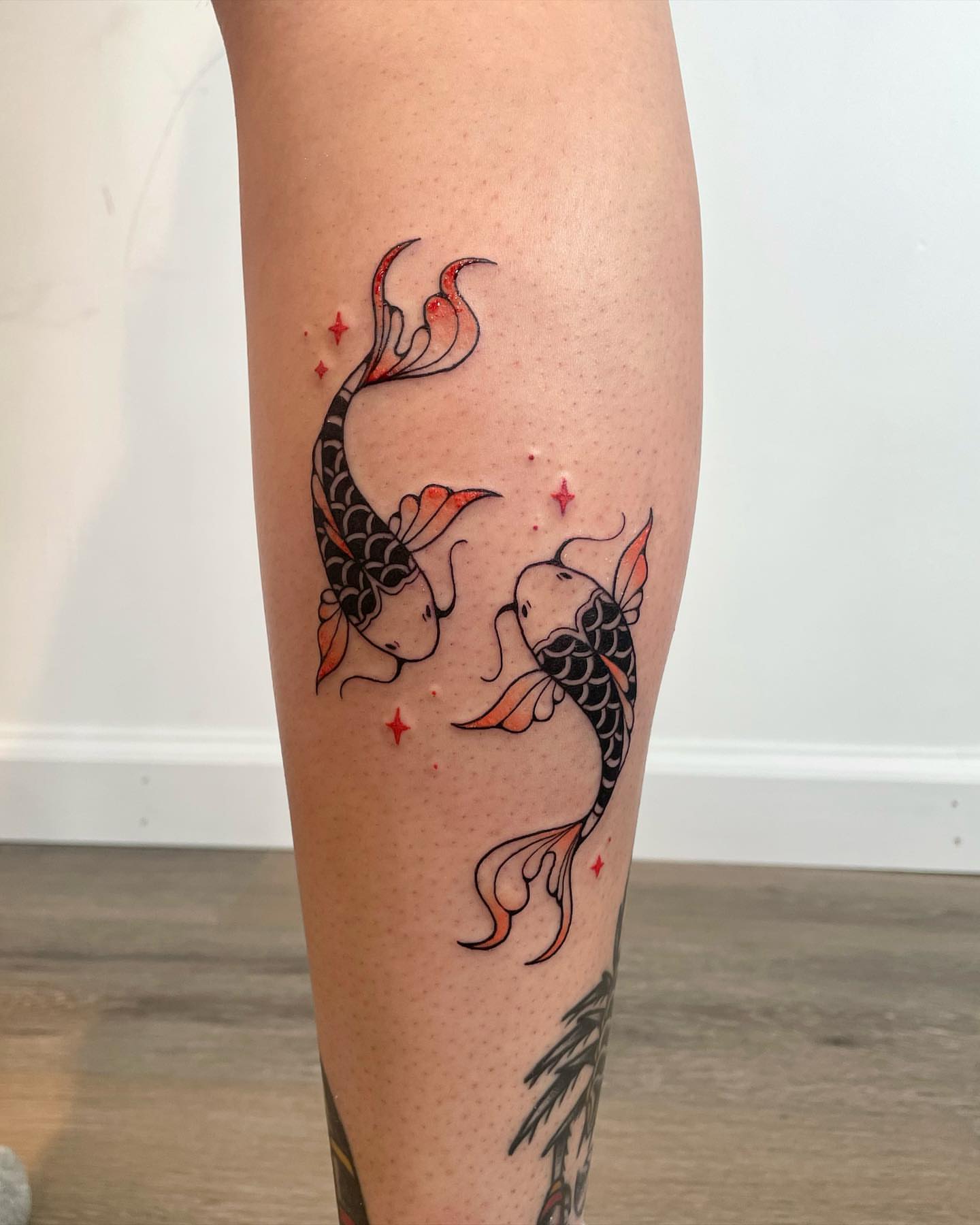 Tattoo by @gloomtimes — dotwork, japanese_irezumi