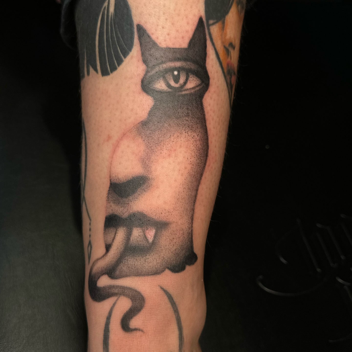 Tattoo by @av_tatts — dotwork, realism