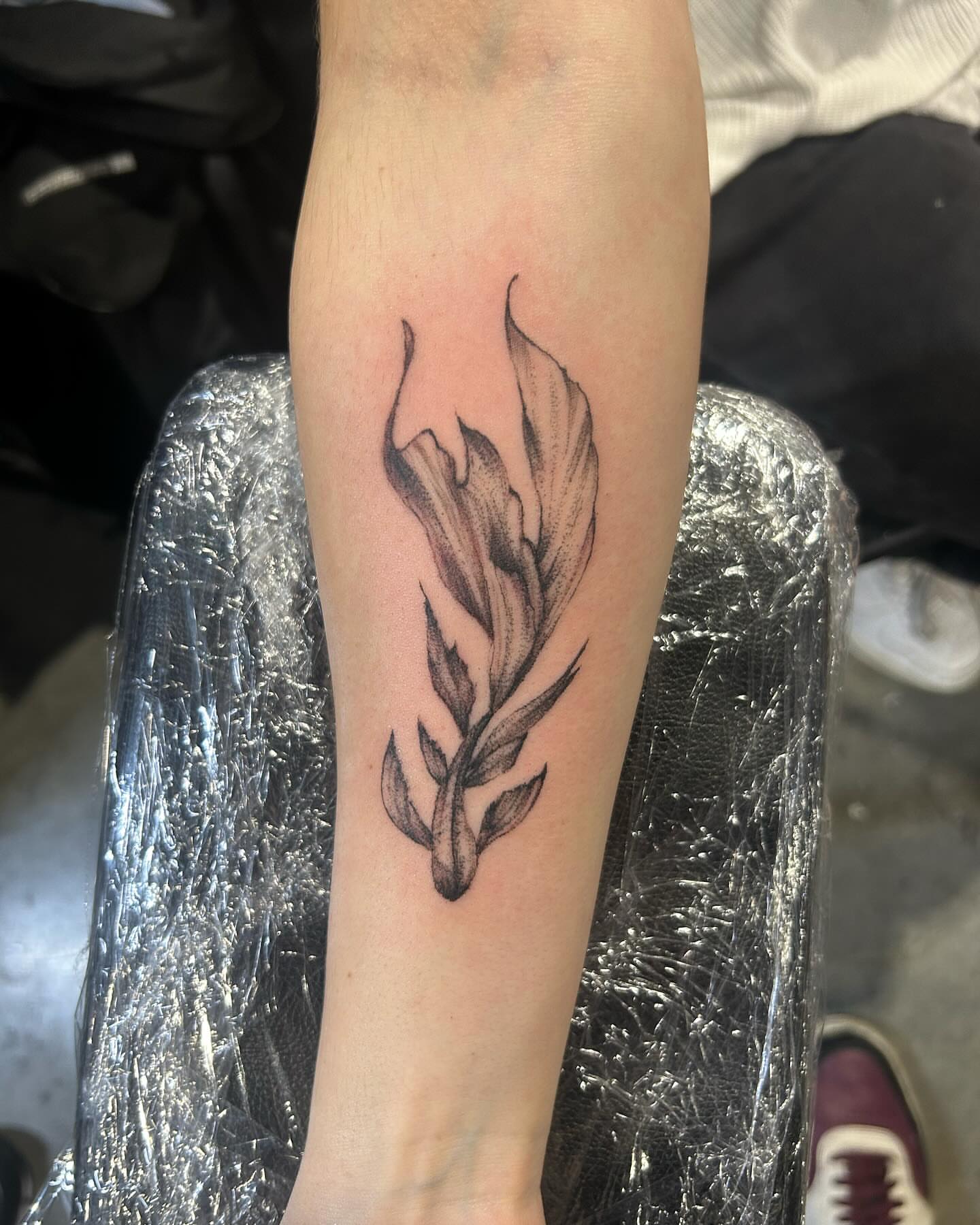 Tattoo by @austin_megallon — dotwork