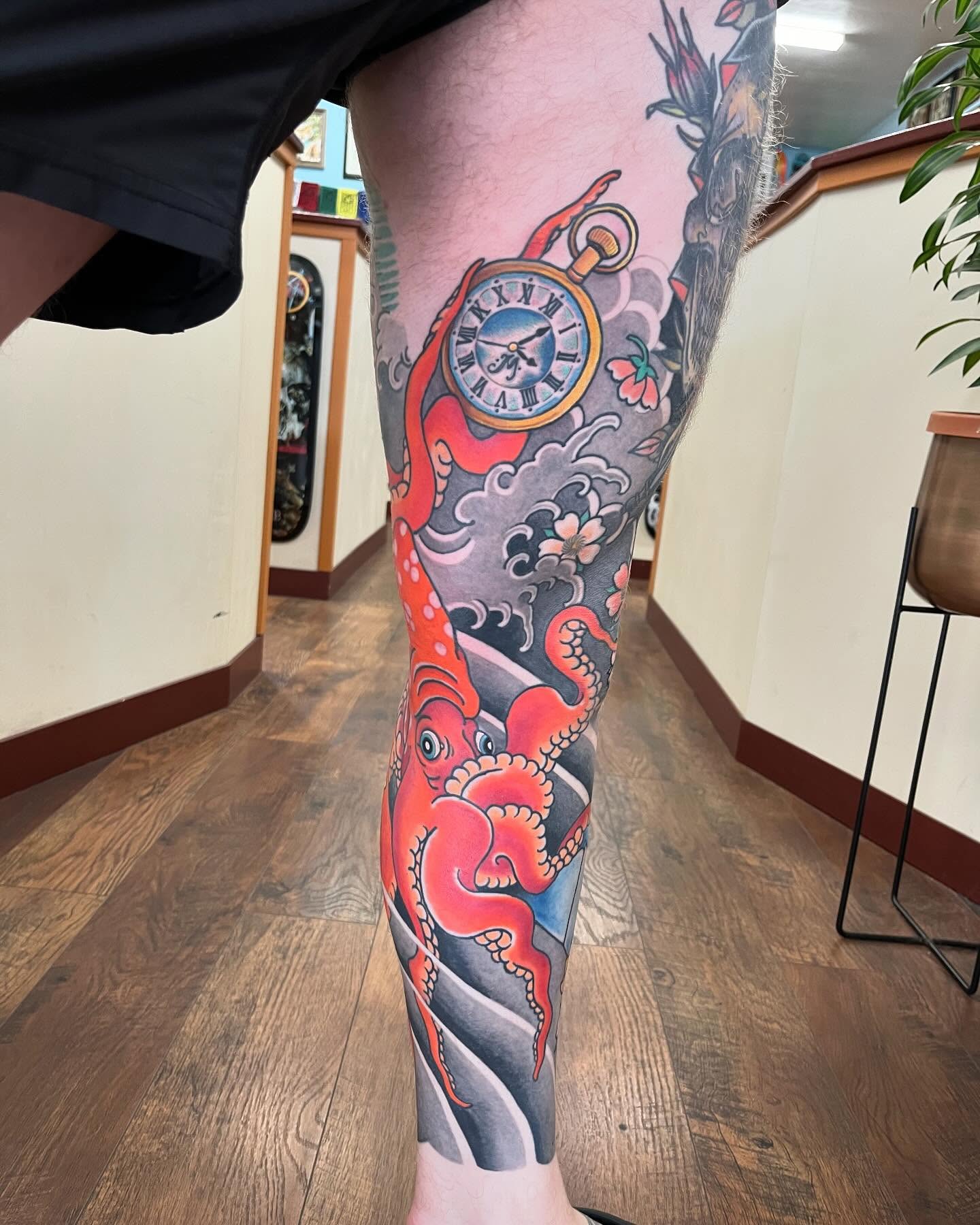 Tattoo by @blakebrand — american_traditional, japanese_irezumi