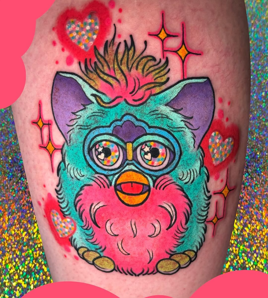 Tattoo by @chelsbells_tattoos — new_school, illustrative