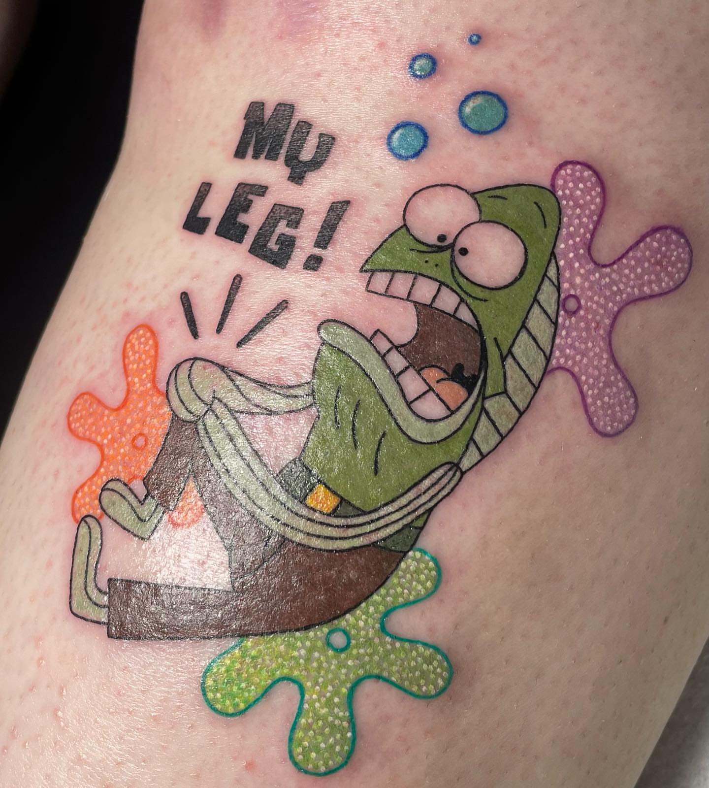 Tattoo by @kstuckeytattoos — dotwork
