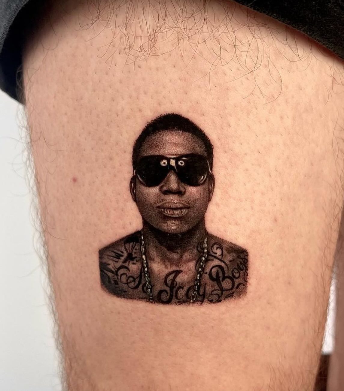 Tattoo by @fckthetinytattooer — realism