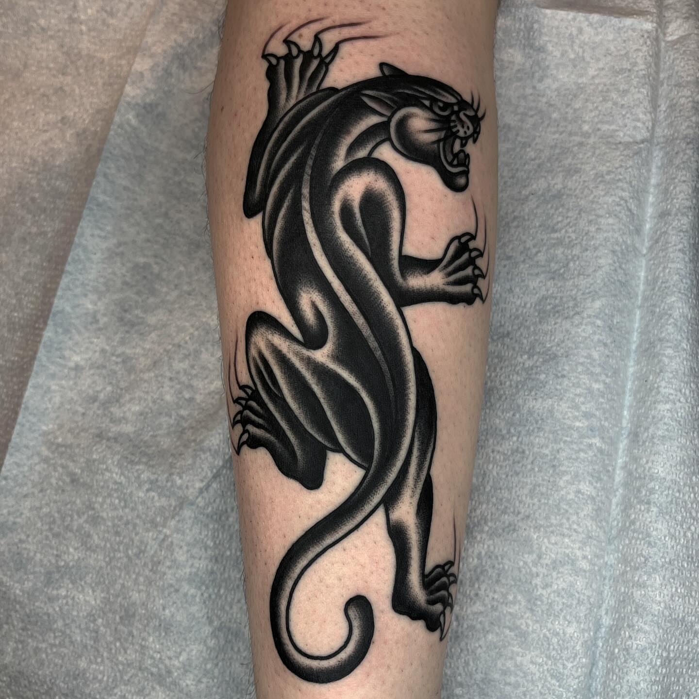 Tattoo by @johnlemonnyc — black_and_grey
