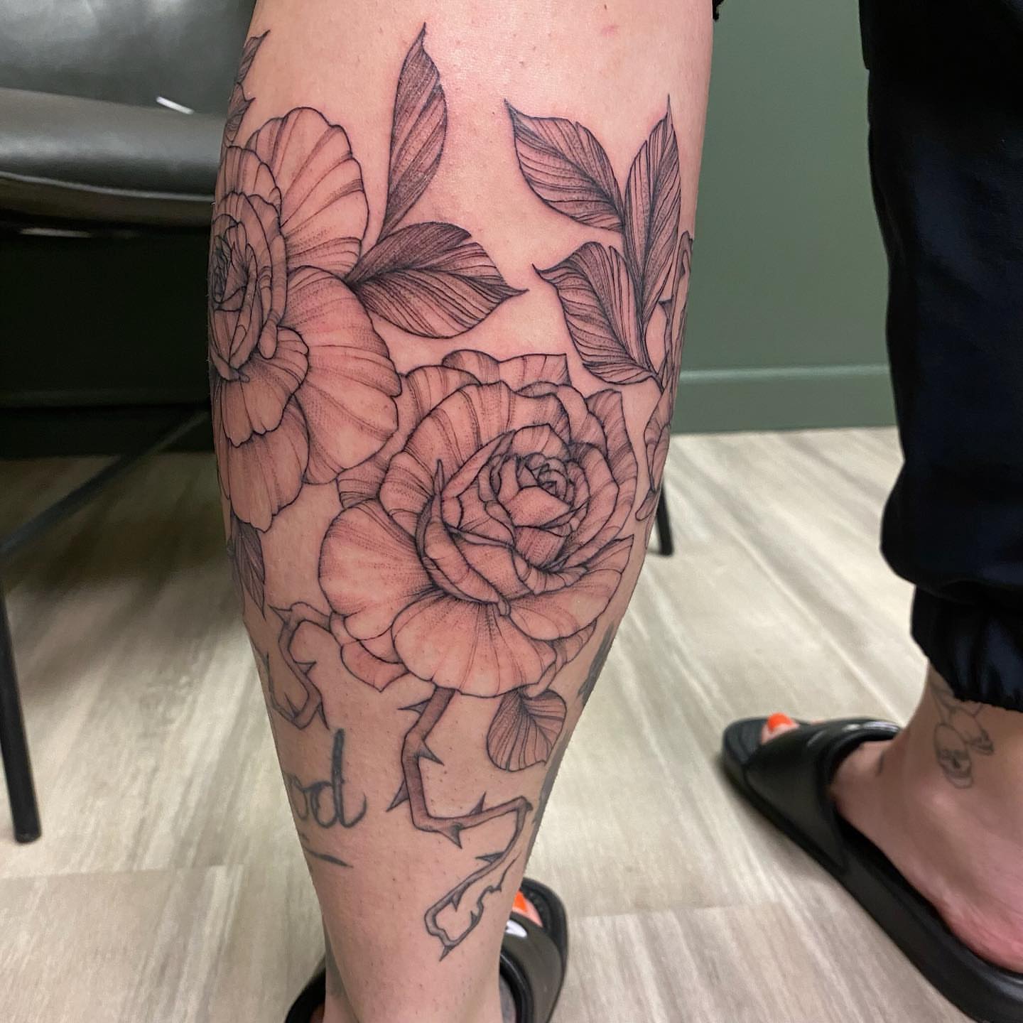 Tattoo by @emily.tattoos — black_and_grey