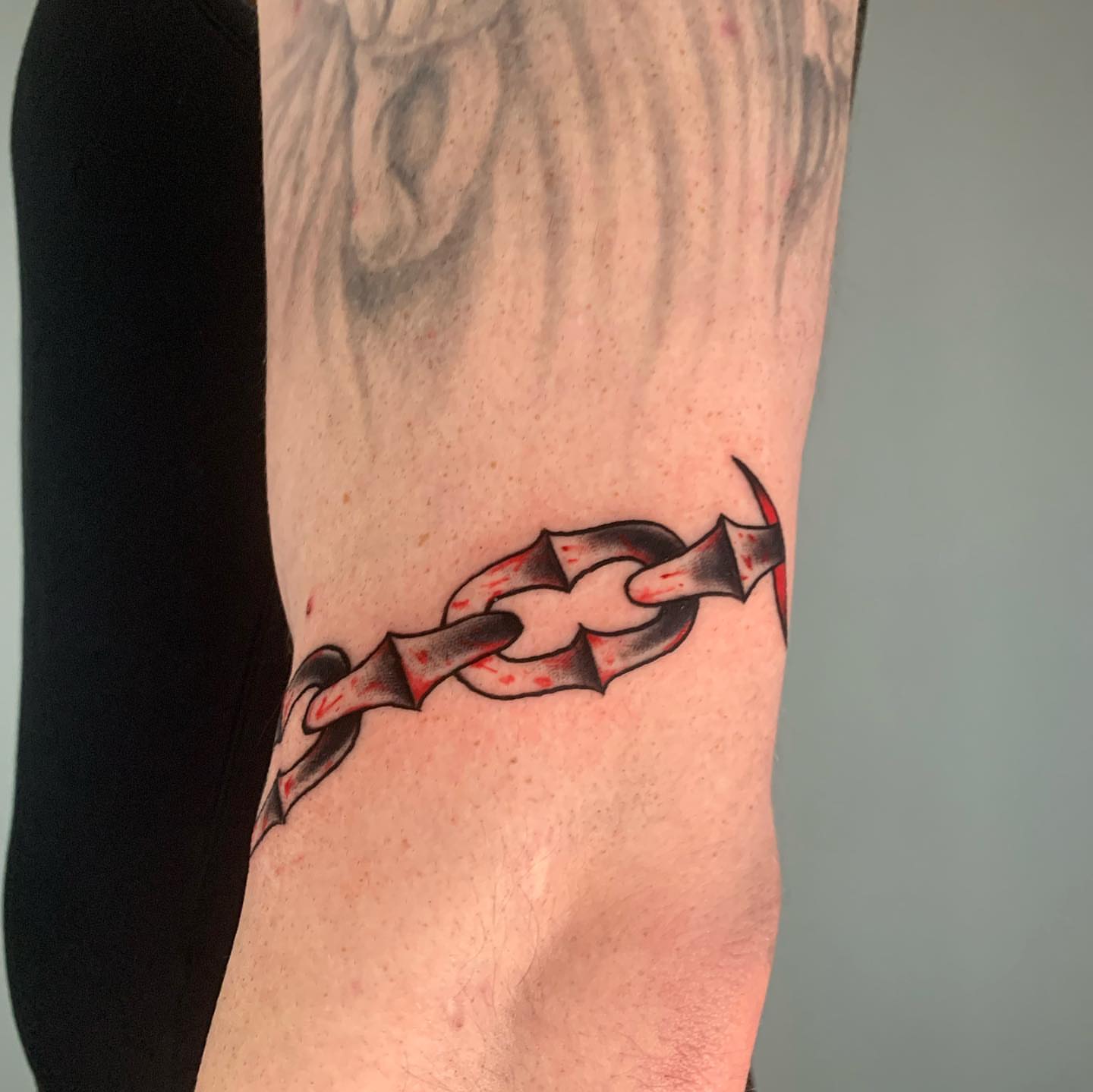 Tattoo by @bennwho_tattoo — black_and_grey