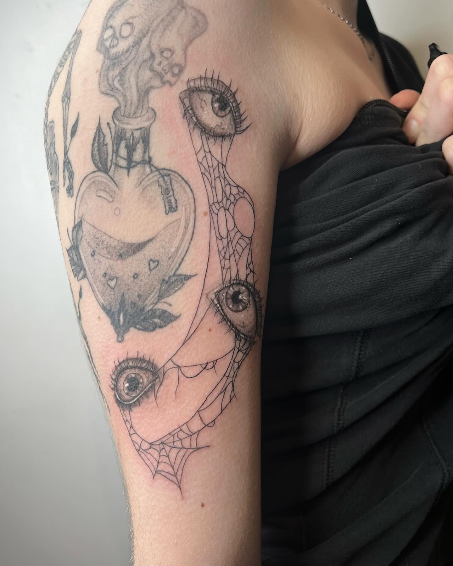 Tattoo by @jayspike_tattoos — black_and_grey, realism