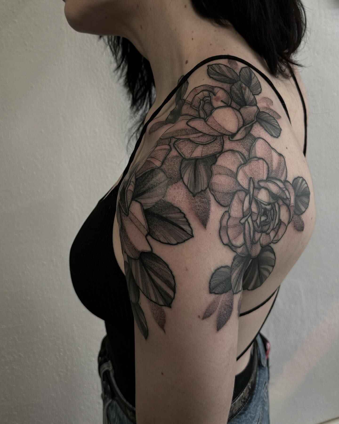 Tattoo by @tattoosbygina — black_and_grey