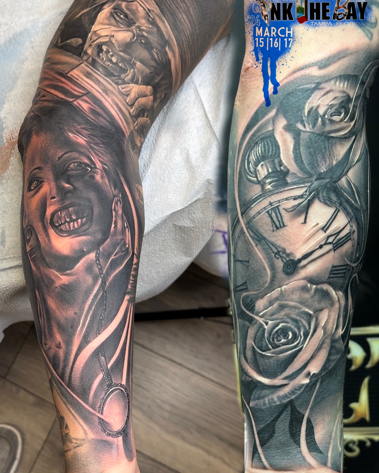 Tattoo by @charlieinkmanrobbins — black_and_grey, realism