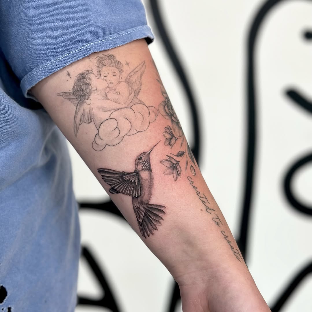 Tattoo by @og.yayatattoos — fine_line, black_and_grey