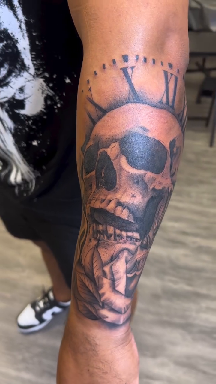 Tattoo by @immortal_tattoos707 — realism, black_and_grey