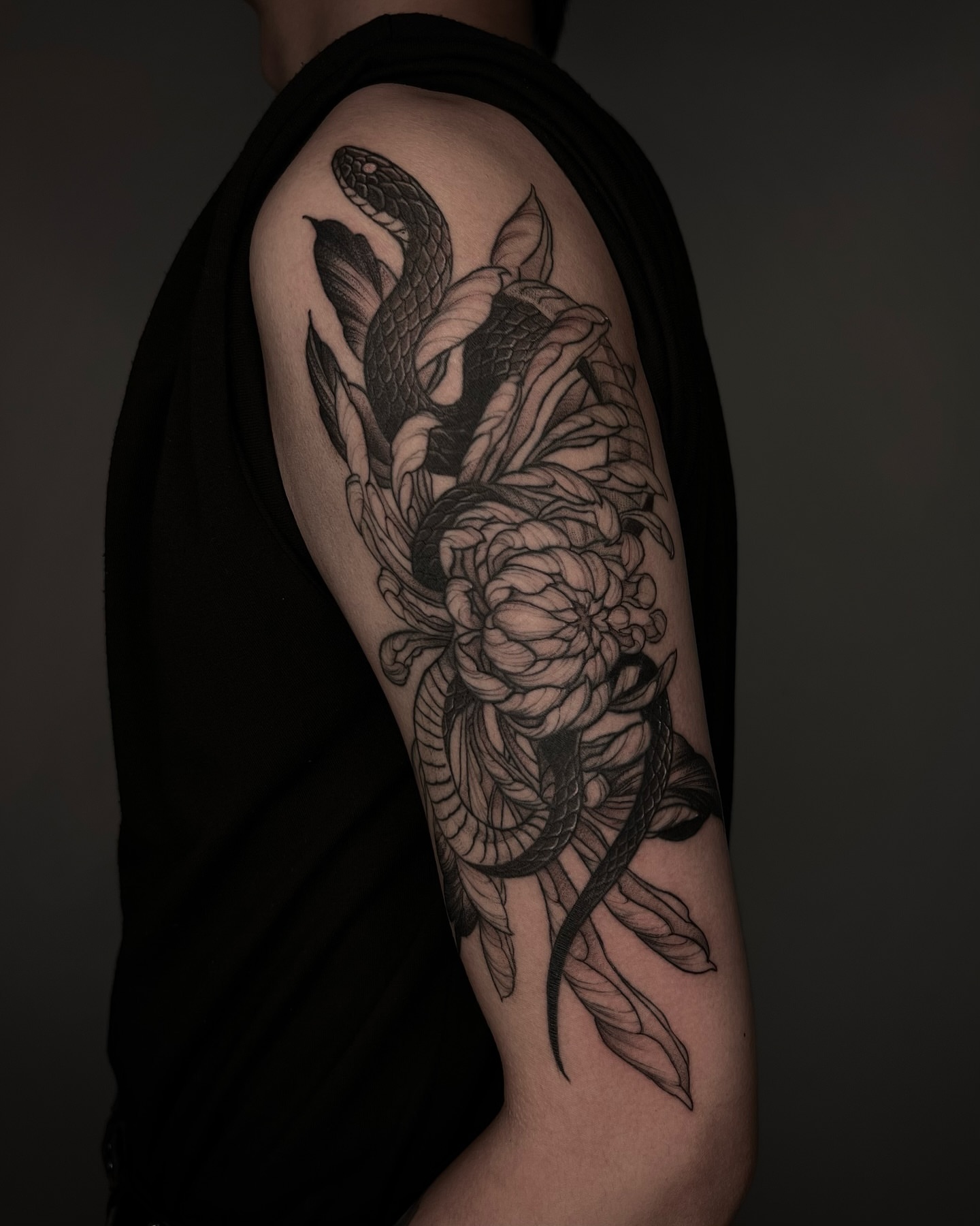 Tattoo by @72_blk — black_and_grey, realism