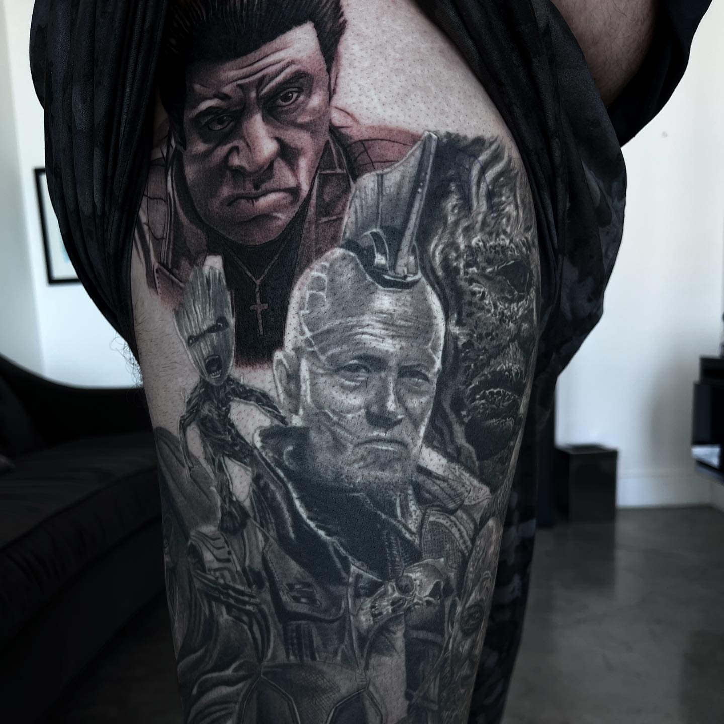 Tattoo by @dannydabstattoos — realism, dotwork