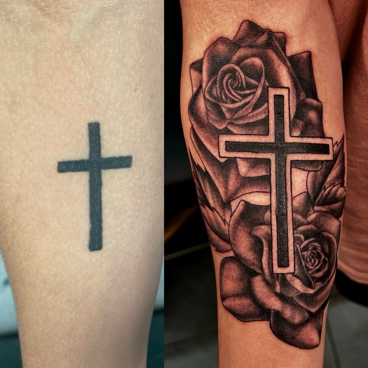 Tattoo by @nikinkki — black_and_grey