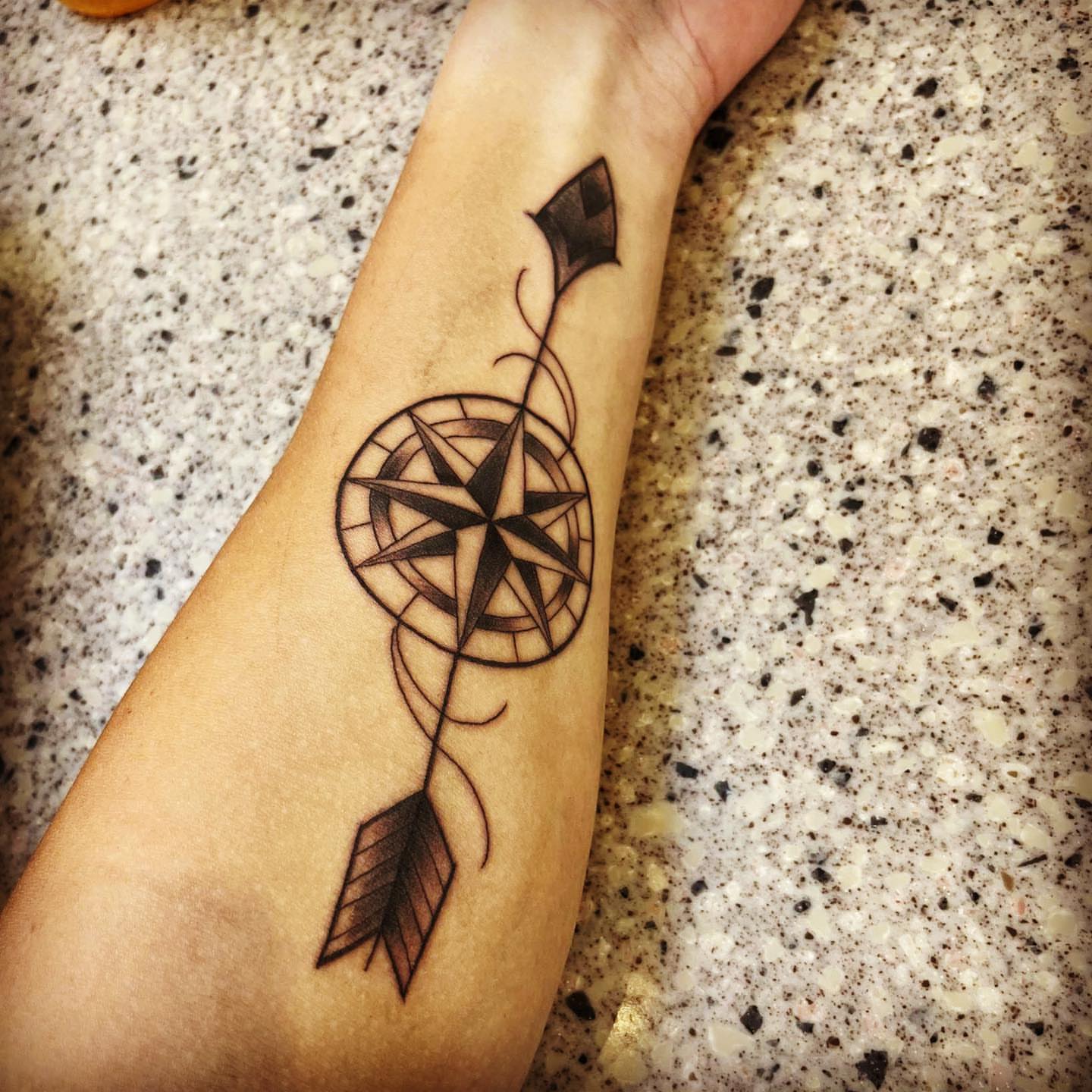 Tattoo by @dba_tattoos — geometric