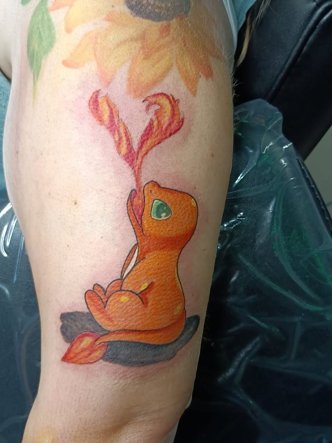 Tattoo by @creepybeazily — new_school, anime