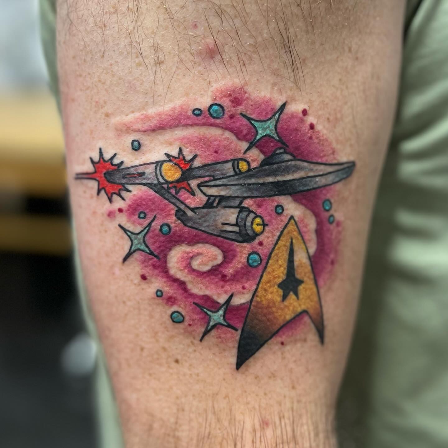 Tattoo by @christopher_vaughn_gay — new_school