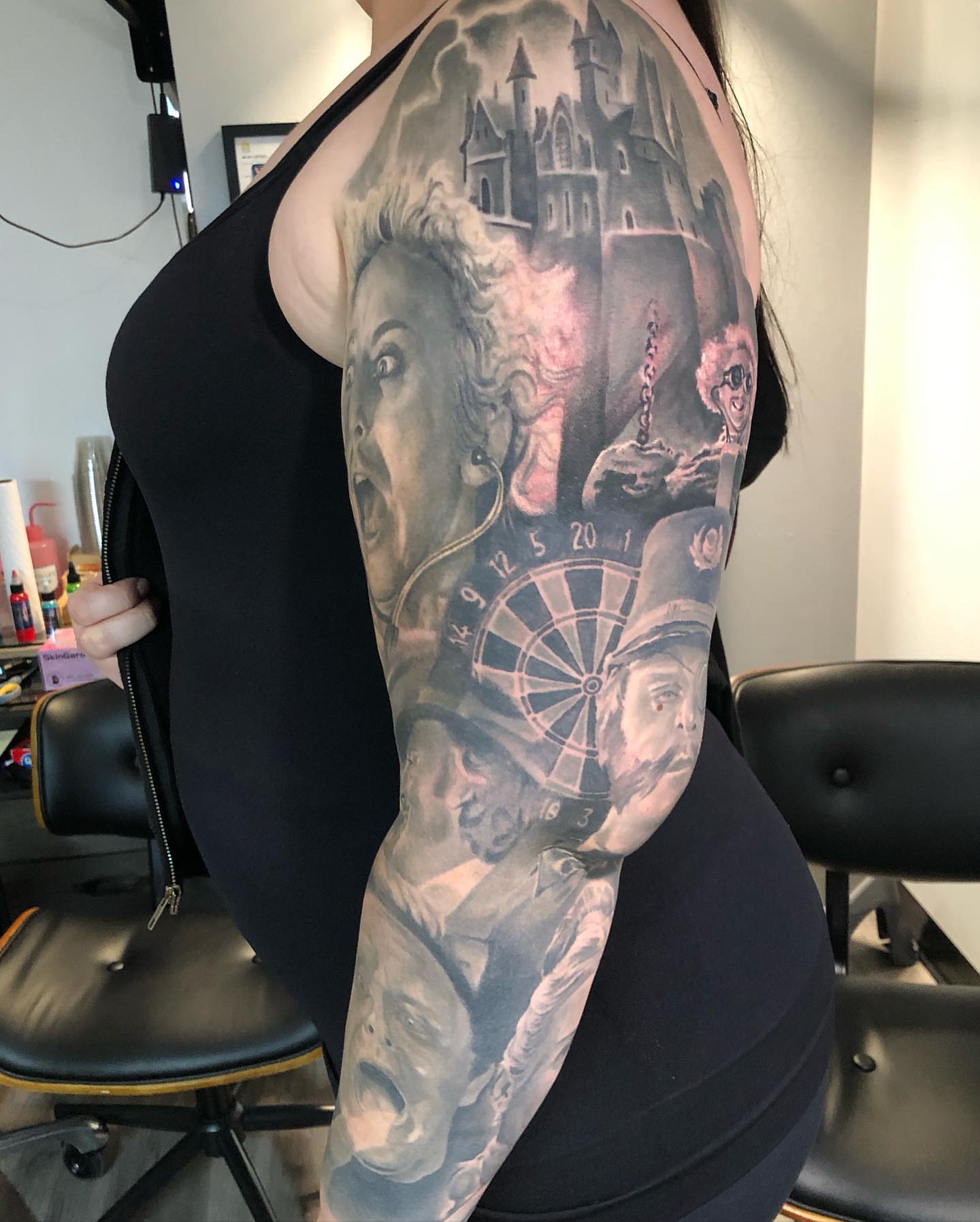 Tattoo by @davehandlebarclarke — realism, dark_realism