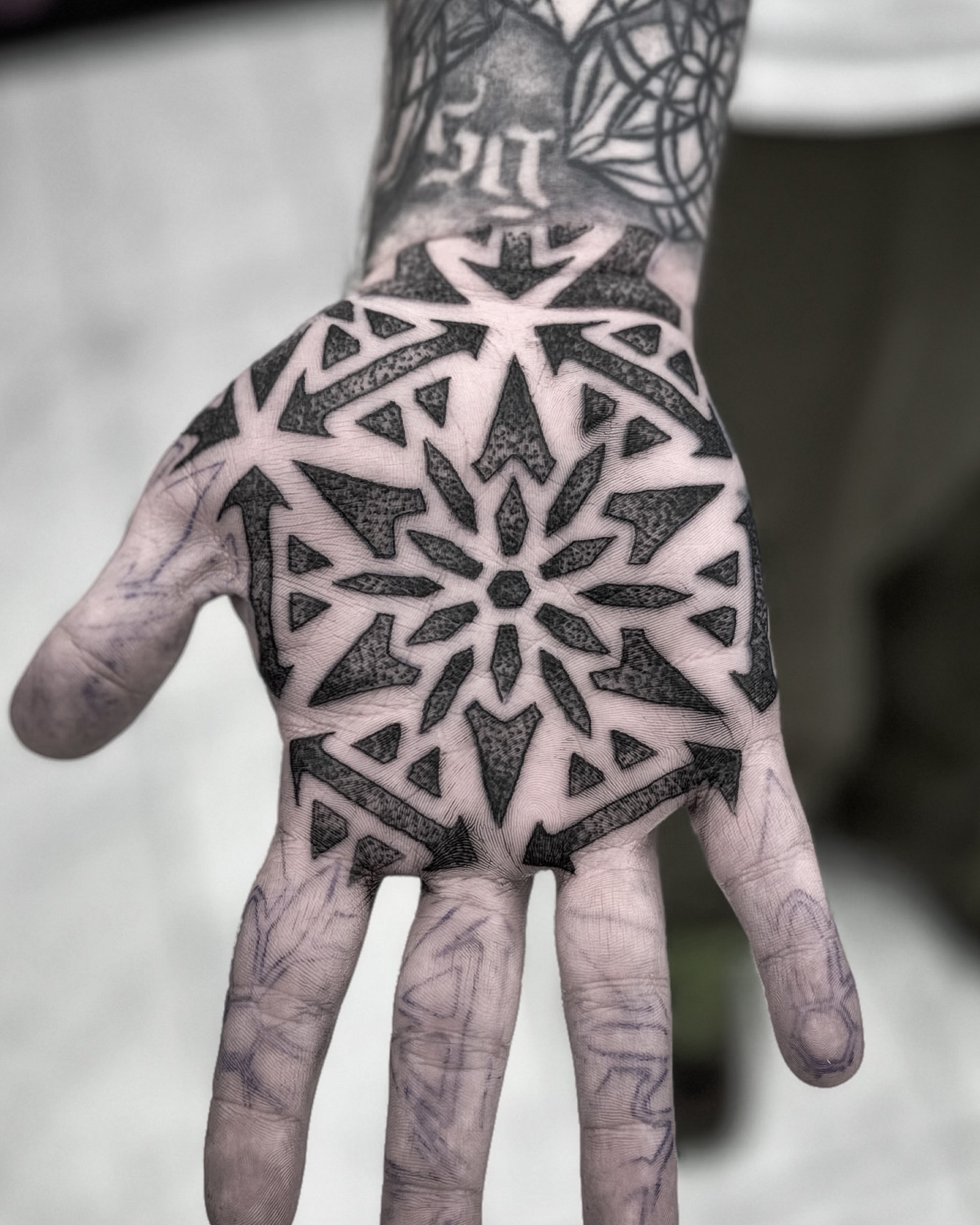 Tattoo by @mastercrae — geometric