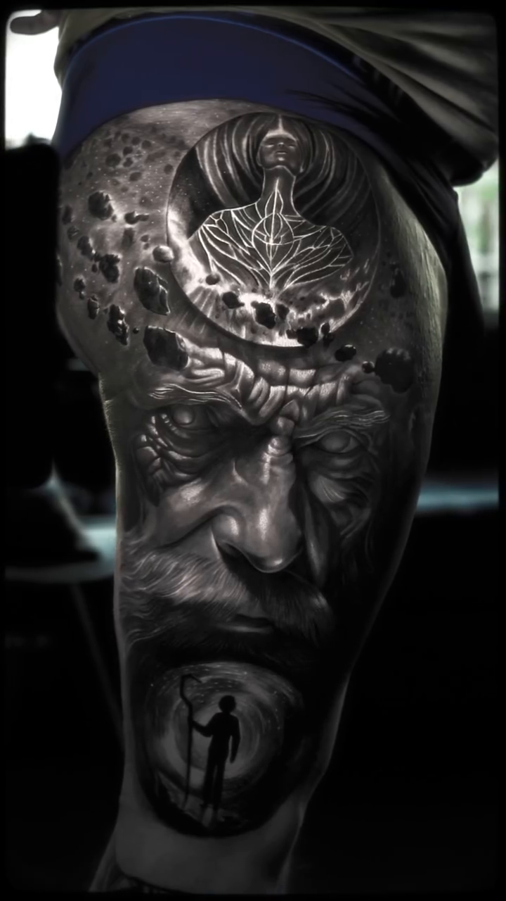 Tattoo by @luisbravotattoo — realism, black_and_grey