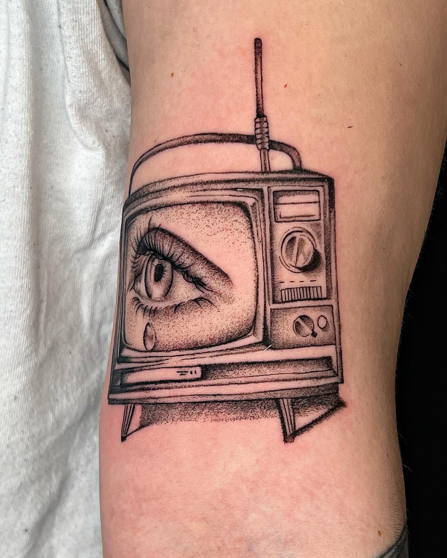 Tattoo by @tattoosbyebonyjane — dotwork, realism