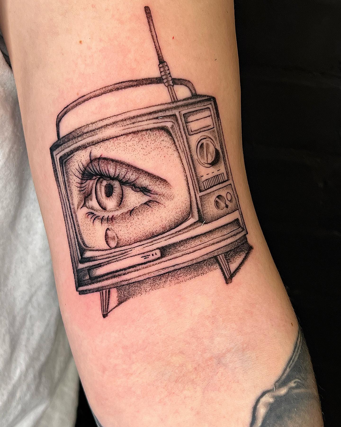Tattoo by @tattoosbyebonyjane — dotwork, realism