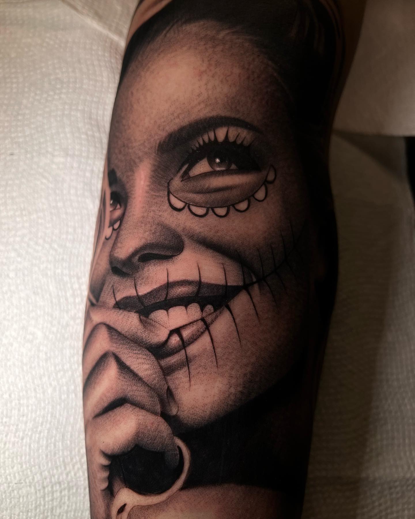 Tattoo by @xaviersalinastats β realism, dark_realism