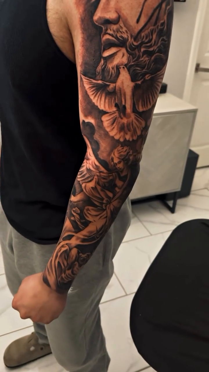 Tattoo by @ag_inks — realism, black_and_grey