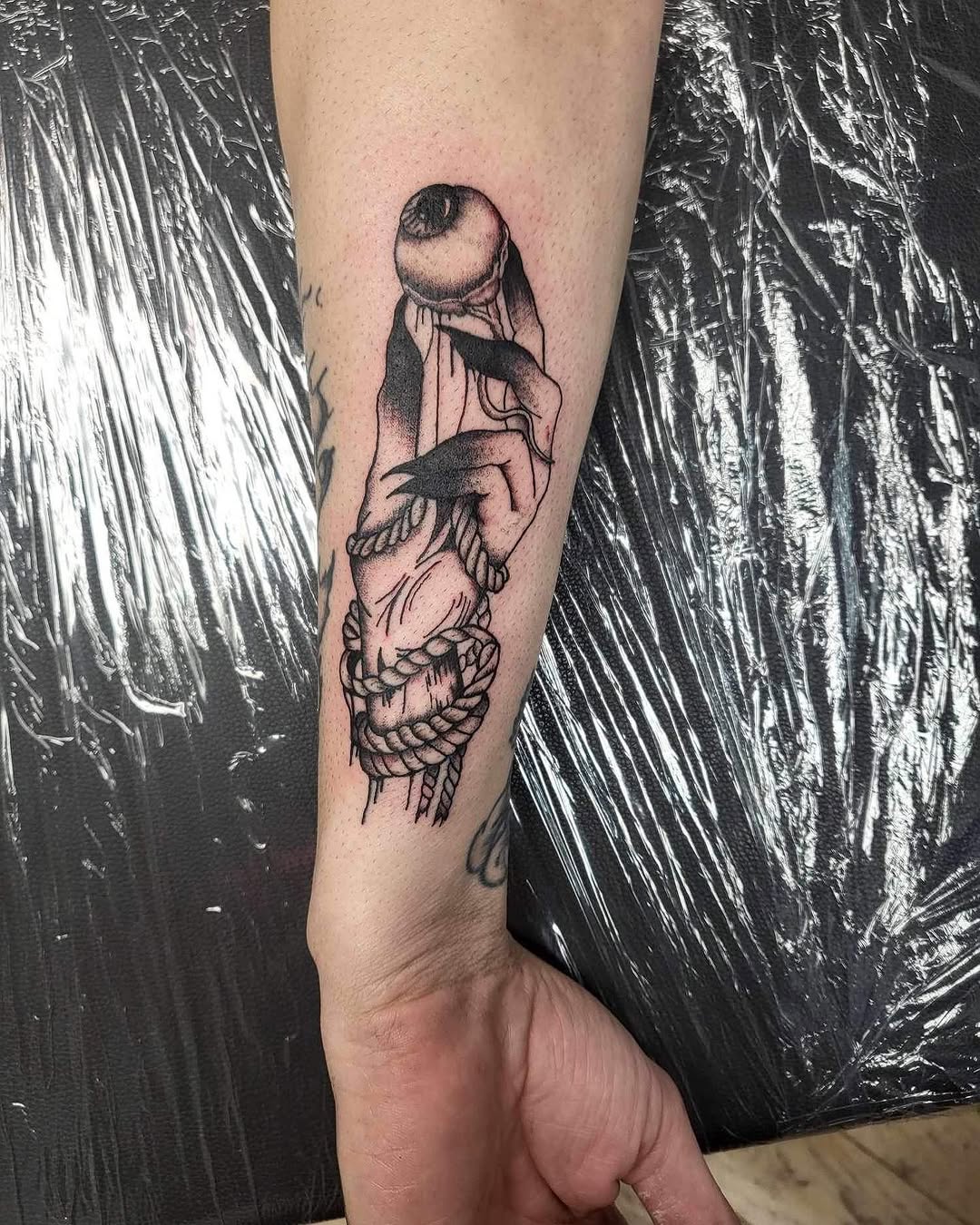Tattoo by @tattoos_by_trav — black_and_grey, neo_traditional