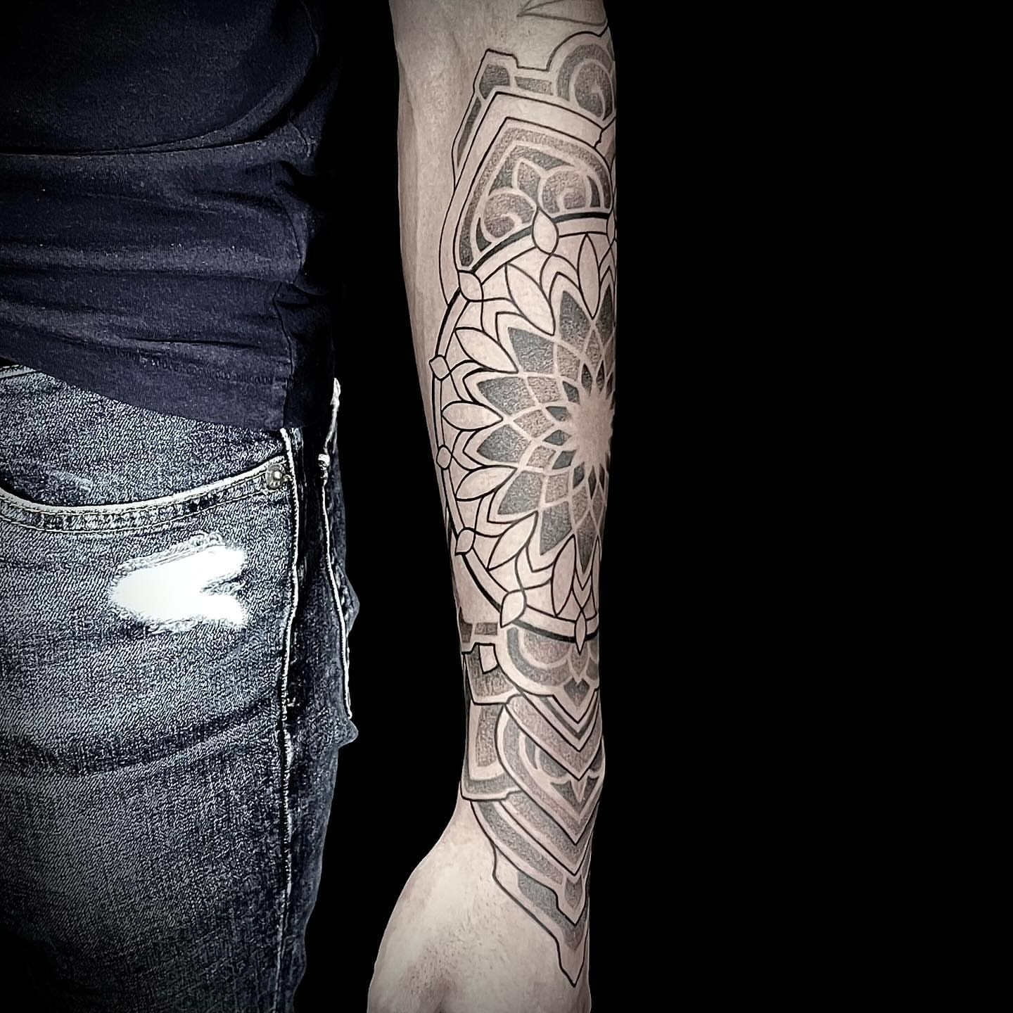 Tattoo by @jc_tats — geometric