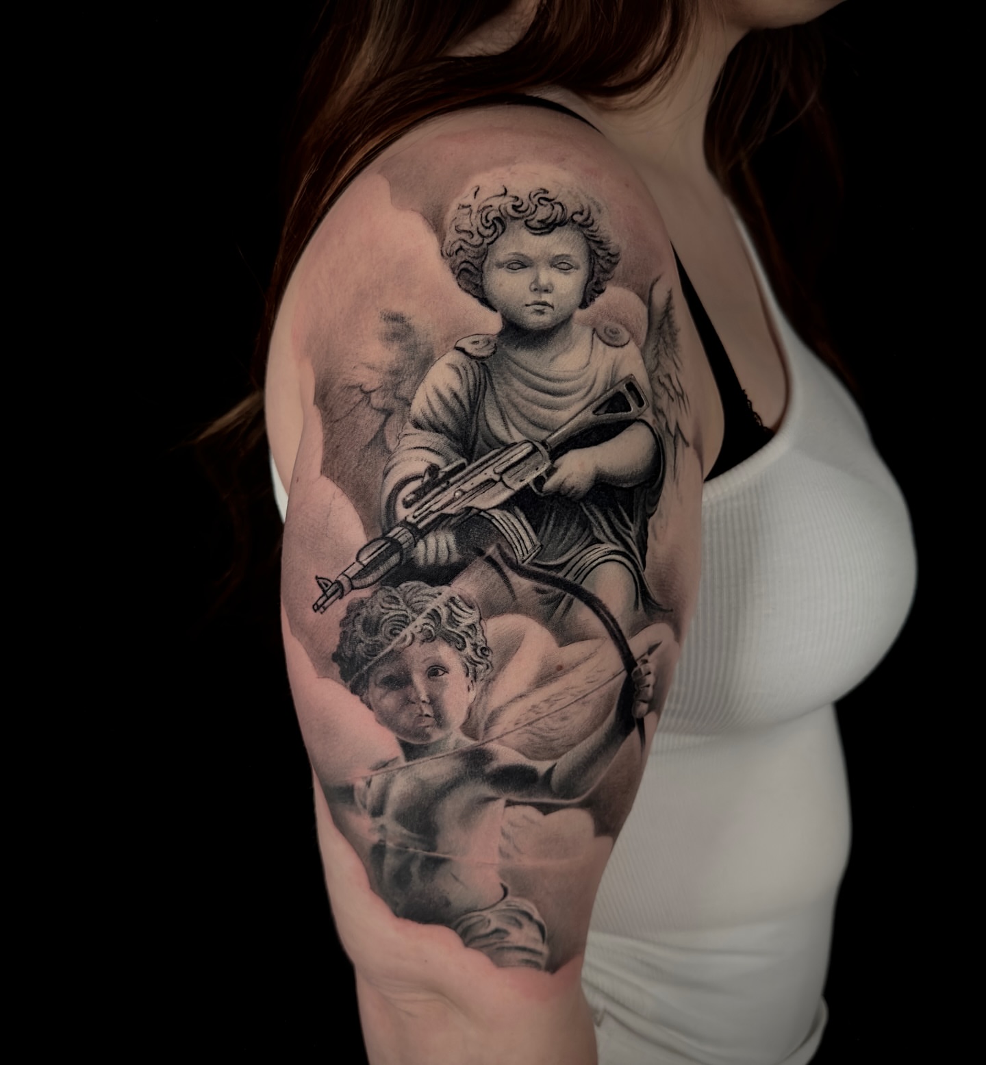 Tattoo by @niclunatattoo — black_and_grey, realism