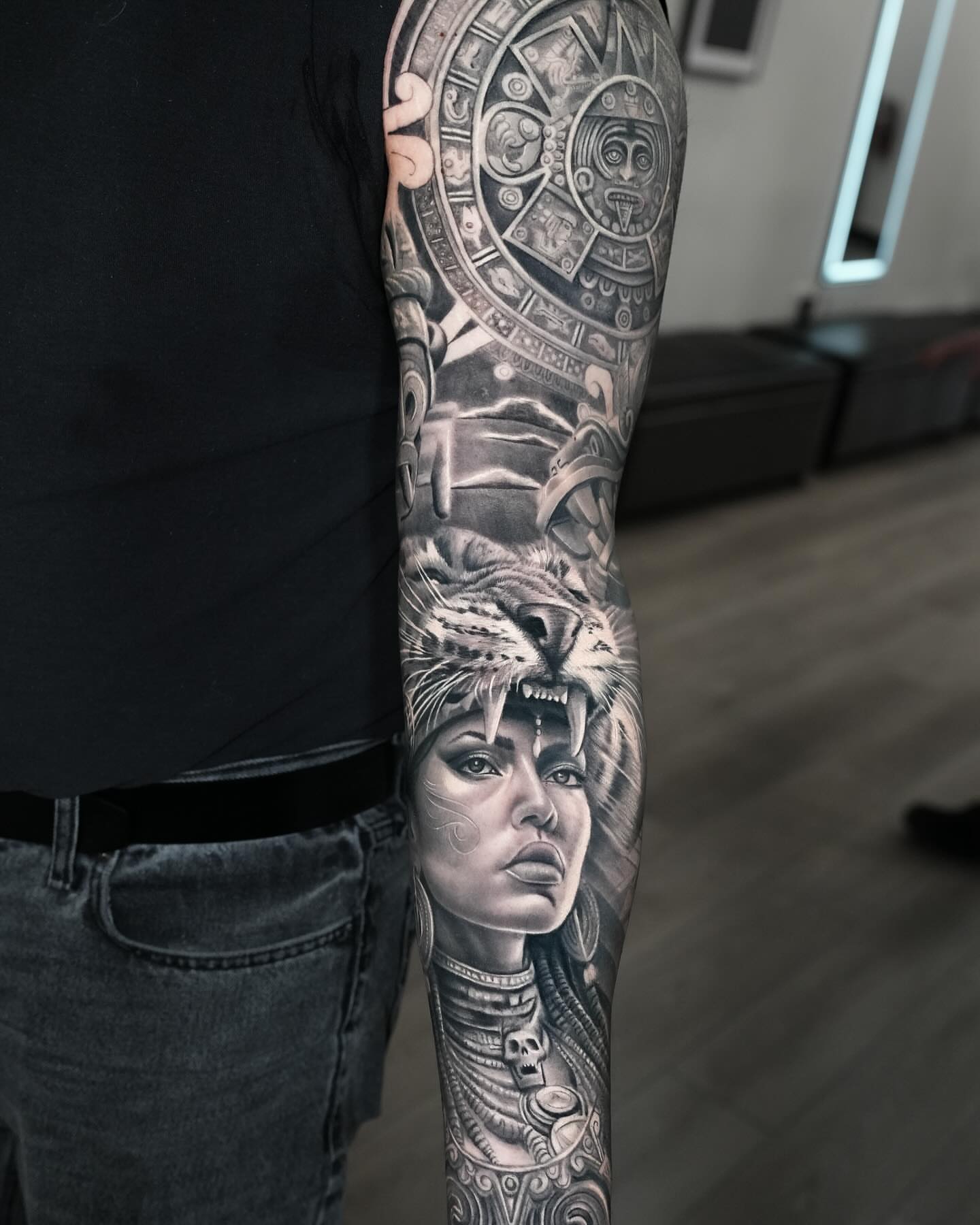 Tattoo by @ember.cesar — black_and_grey, realism